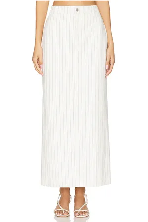 4th & Reckless Dionne Denim Pinstripe Skirt in . Size XS.