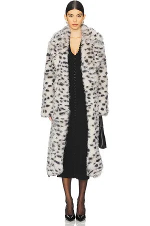 Bardot Dorothea Faux Fur Coat in . Size 12, 2, 4, 6, 8.