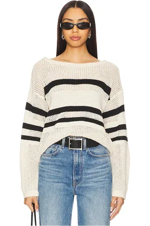 Sanctuary Sporty Stripe Open Knit Sweater in . Size M, S, XS.