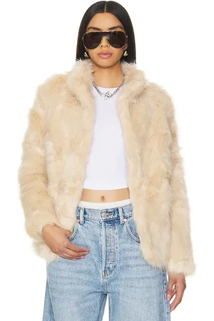 Lioness Bada Bing Faux Fur Coat in . Size XXS.