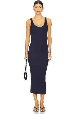 ENZA COSTA Stretch Silk Knit Maxi Tank Dress in . Size M, S, XS.