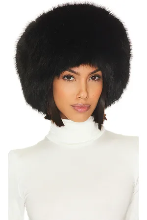 Adrienne Landau Faux Fox Hat in .