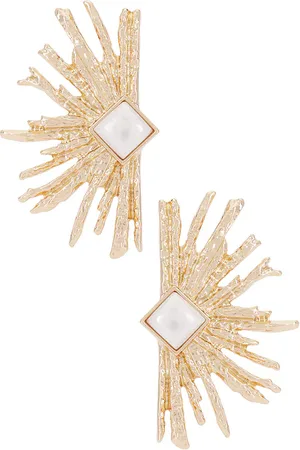 8 Other Reasons Golden Hour Statement Earrings in .