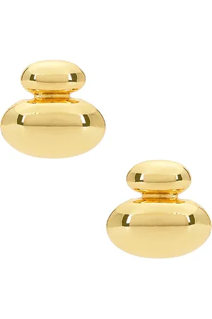 BRACHA Gold Pebble Studs in .