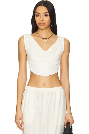 Indah Maha Solid Cowl Neck Vest Top in . Size M.