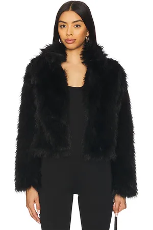 Adrienne Landau Faux Fur Easy Fit Jacket in . Size M, XL, XS.