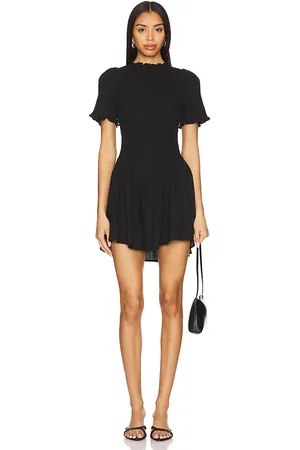 APRÈS Ruched Mini Dress in . Size S, XS.