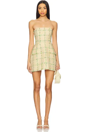 Amanda Uprichard Strapless Bethany Skort Romper in . Size M.