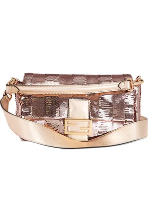 SIEDRES Fendi Sequin Mama Baguette Shoulder Bag in .