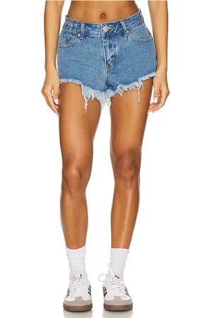 superdown Leah Denim Short in . Size M, S, XS, XXS.