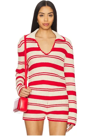 AKNVAS Rowan Two Toned Knit Crop Top in . Size M, S, XS.