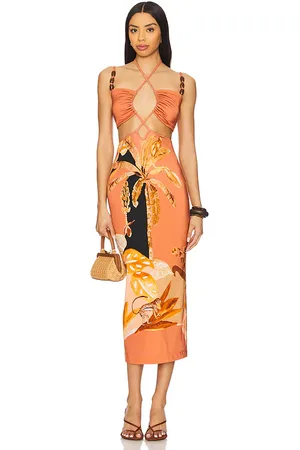 PATBO Bananier Midi Dress in in . Size S, XS.