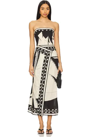 JOHANNA ORTIZ Sailboats Pontoon Afternoon Maxi Dress in . Size 4.