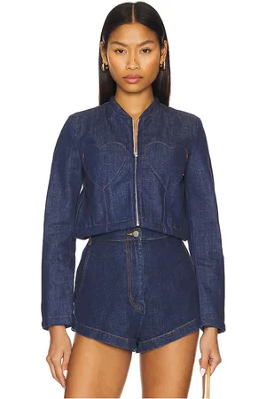Fiorucci Double Heart Denim Jacket in . Size 38.