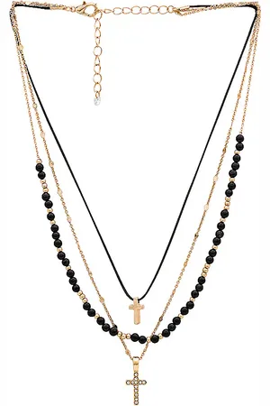 8 Other Reasons Cross Layered Necklace in .