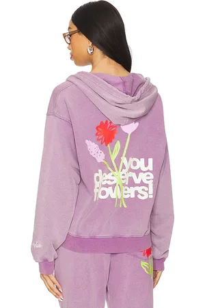 The Mayfair Group You Deserve Flowers Fitted Hoodie in . Size S/M, XS.