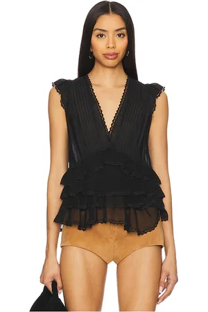 ALICE+OLIVIA Blanche Ruffle Swing Top in . Size XS.