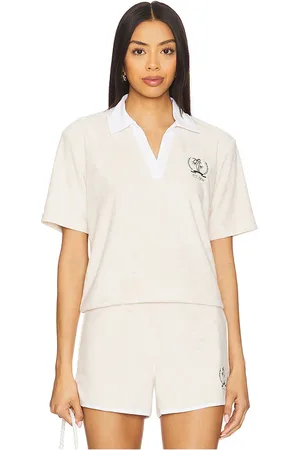Barefoot Dreams Cozyterry Polo in . Size M, S, XL, XS.