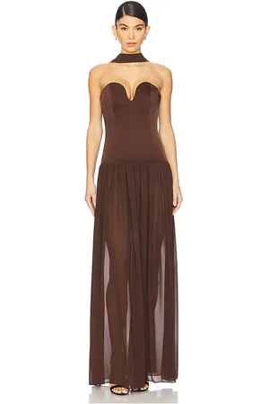 LPA Ada Corset Maxi Dress in . Size M, S, XL, XXS.