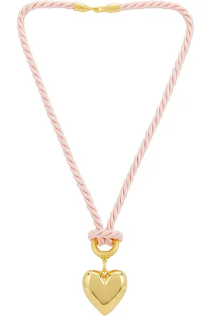Timeless Pearly Pink Heart Necklace in .