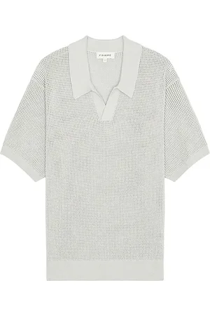 Frame Open Weave Polo Sweater in . Size M, S, XL/1X.