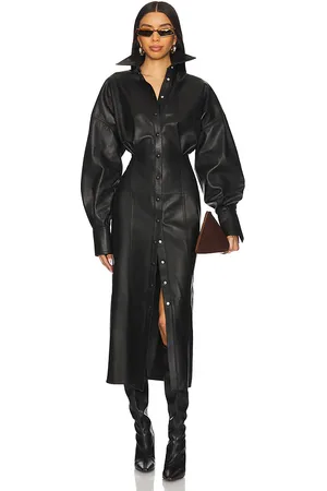 The Attico Long Sleeve Midi Dress in . Size 38, 40.
