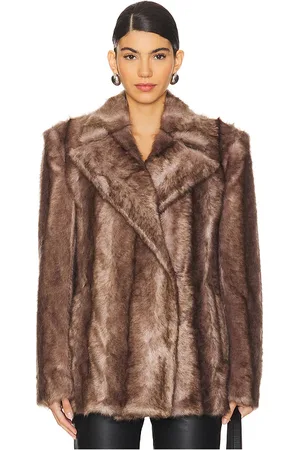 AKNVAS Agostino Faux Fur Jacket in . Size M, S.