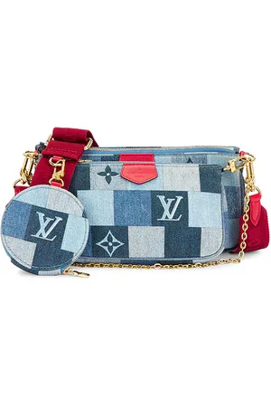SIEDRES Louis Vuitton Denim Damier Pochette Accessoires Shoulder Bag in .