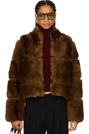 Apparis Sai Mink Short Coat in . Size M, XL, XS.