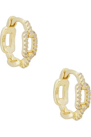 Shashi Linked Pave Huggie in .