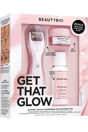 BeautyBio Get That Glow GloPRO Microneedling Tool & Discovery Set in .