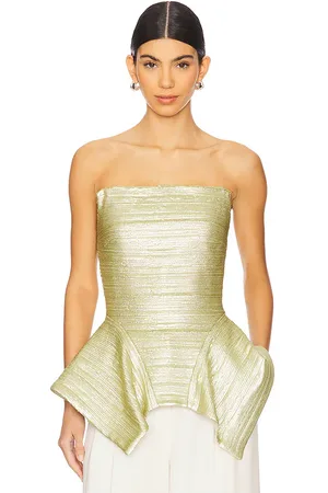 PRABAL GURUNG Corset Strapless Panier Top in . Size 4, 6.