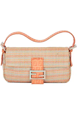 SIEDRES Fendi Woven Leather Baguette Shoulder Bag in .