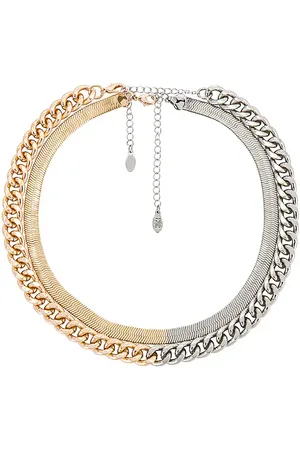 8 Other Reasons Two Tone Layered Necklace in .