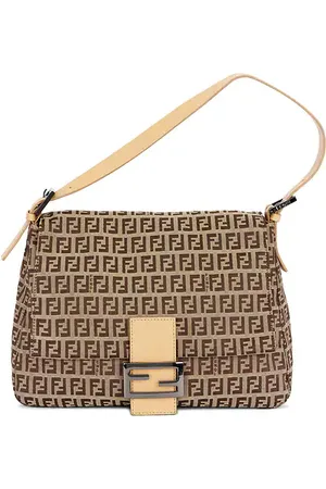 SIEDRES Fendi Zucchino Mama Baguette Shoulder Bag in .