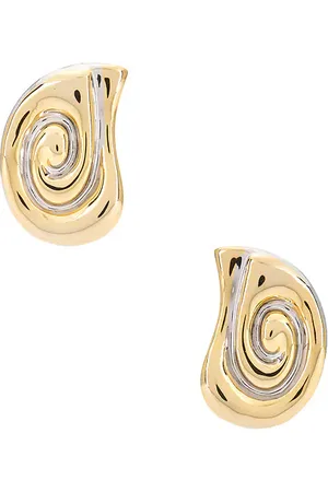 Luv AJ Two-tone Coquille Studs in .