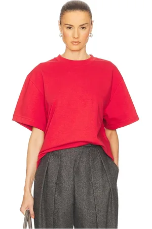 Helsa The Boxy Tee in Thick Jersey in . Size M, S, XL, XS, XXS.