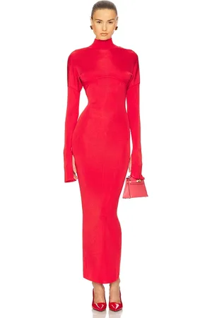 Helsa Cordelia Maxi Knit Dress in . Size M, S, XL, XS, XXS.