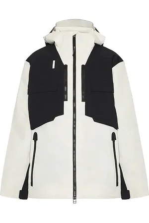 Whitespace 2L Cargo Insulated Jacket in White,Black. Size S.