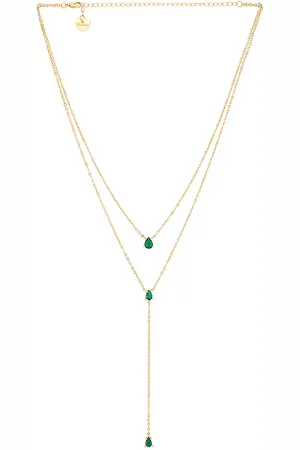 BRACHA Esmeralda Lariat Necklace in .
