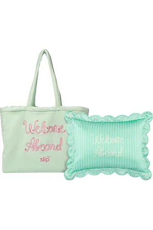 Slip Travel Pillow & Beach Bag in .