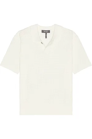 WAO Relaxed Open Knit Polo in . Size M, S, XL/1X.