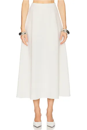 Helsa The Heavy Crepe Midi Skirt in . Size M, S, XL, XS, XXS.