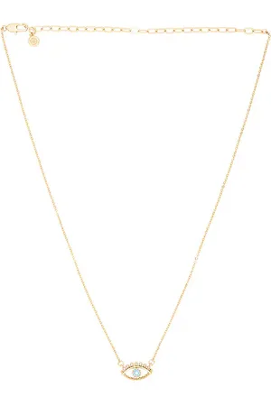 Ettika All Knowing Eye Crystal Necklace in .