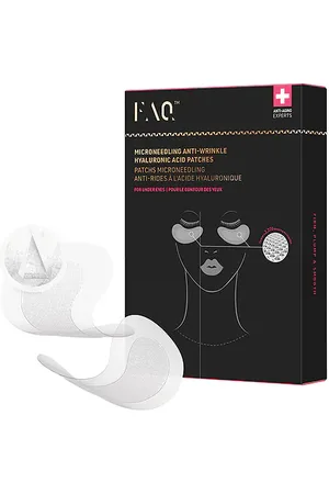 Foreo FAQ Microneedling Anti-wrinkle Hyaluronic Acid Patches For Under Eyes 3 Pack in .