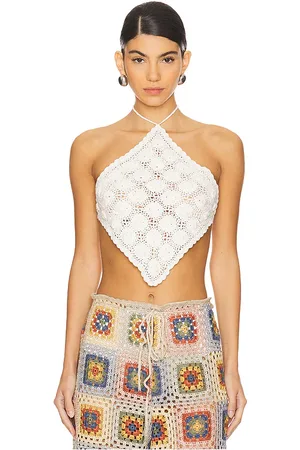 Agua Bendita Flower Harvest Halter Top in . Size S.