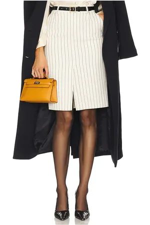 Helsa Pinstripe Pencil Skirt in . Size M.