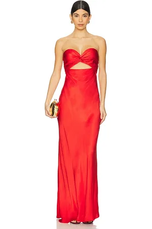 Essentiel Antwerp Hierro Strapless Midi Dress in . Size 34, 36, 38, 40.