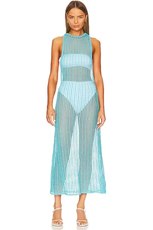 LPA Ryclen Open Knit Midi Dress in . Size XS.