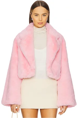 Adrienne Landau X REVOLVE Faux Fox Jacket in . Size S.